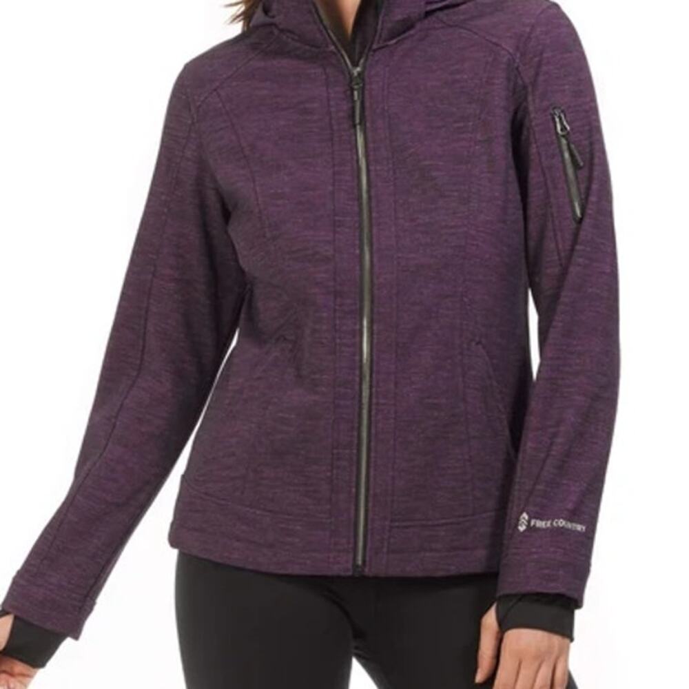 Free Country Purple Fleece Lined Jacket L